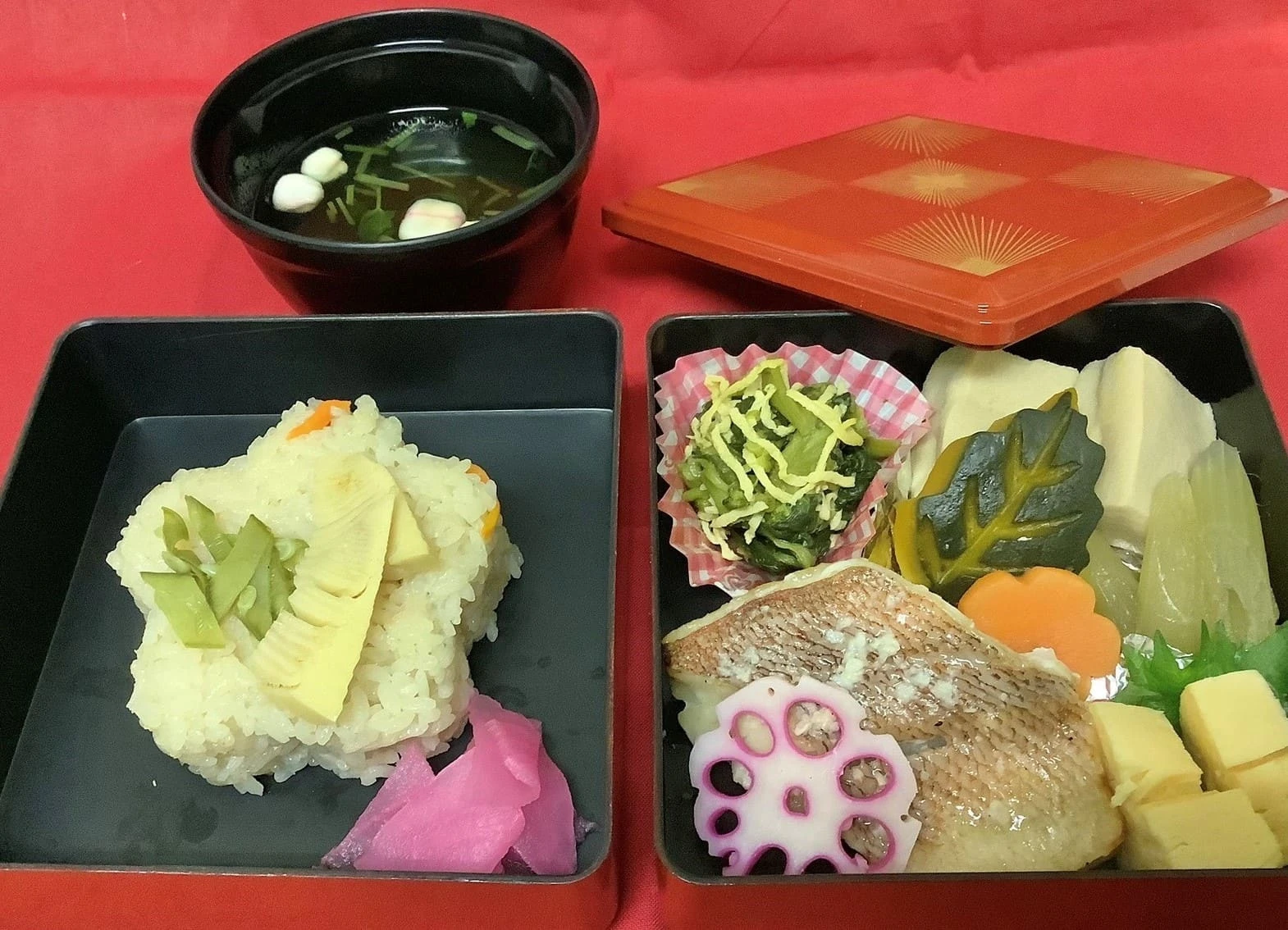 お花見弁当②
