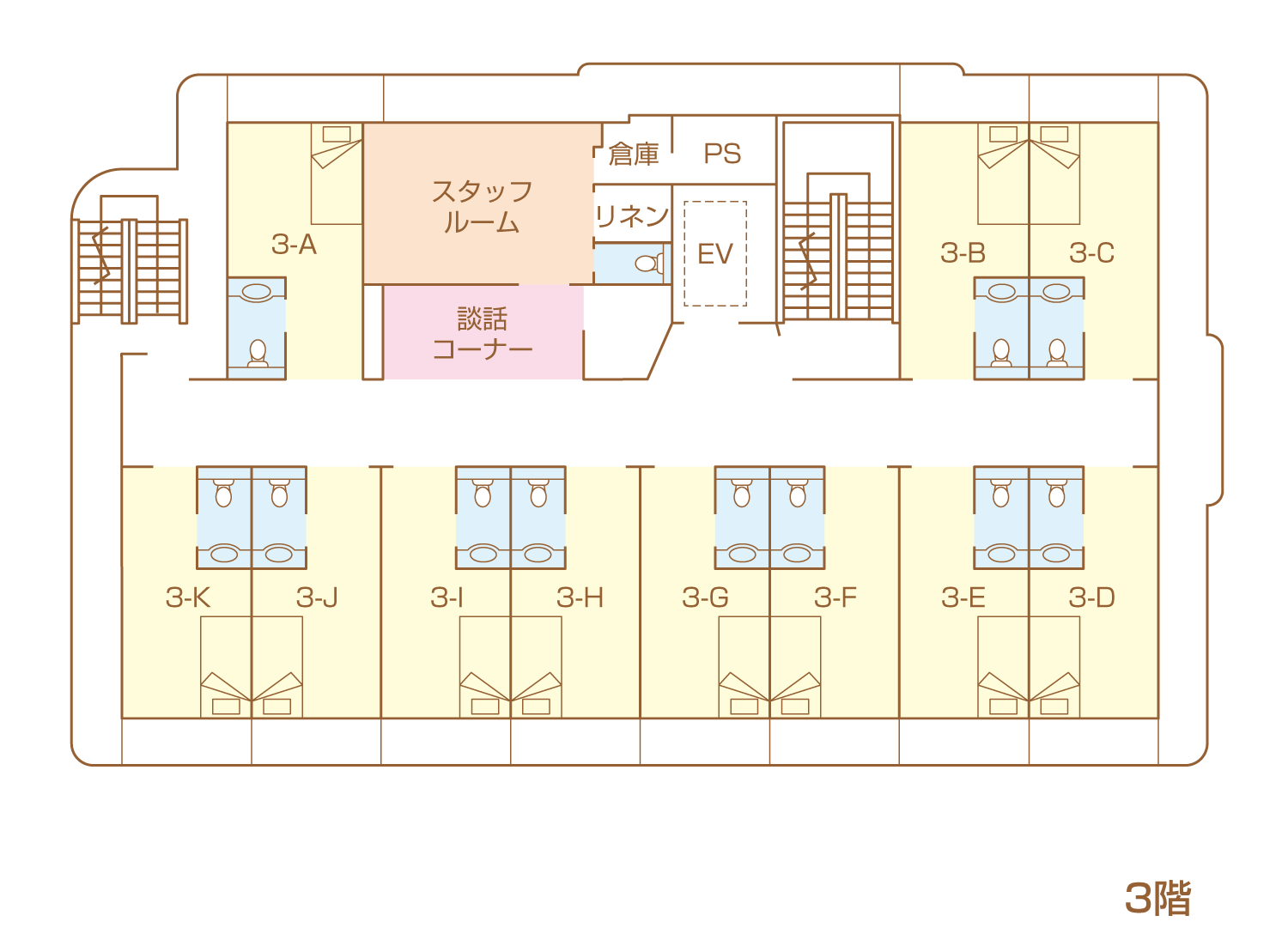 リビングフォレスト フロア図3